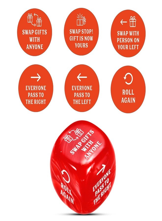 Aeonovs Santa Swap Gift Exchange Dice, White Elephant Gift Exchange Game, Christmas Stocking Stuffers for Adult Women Men, Secret Santa Gifts for Coworker, Most Popular Gifts 2025 for Women Men - Image 4